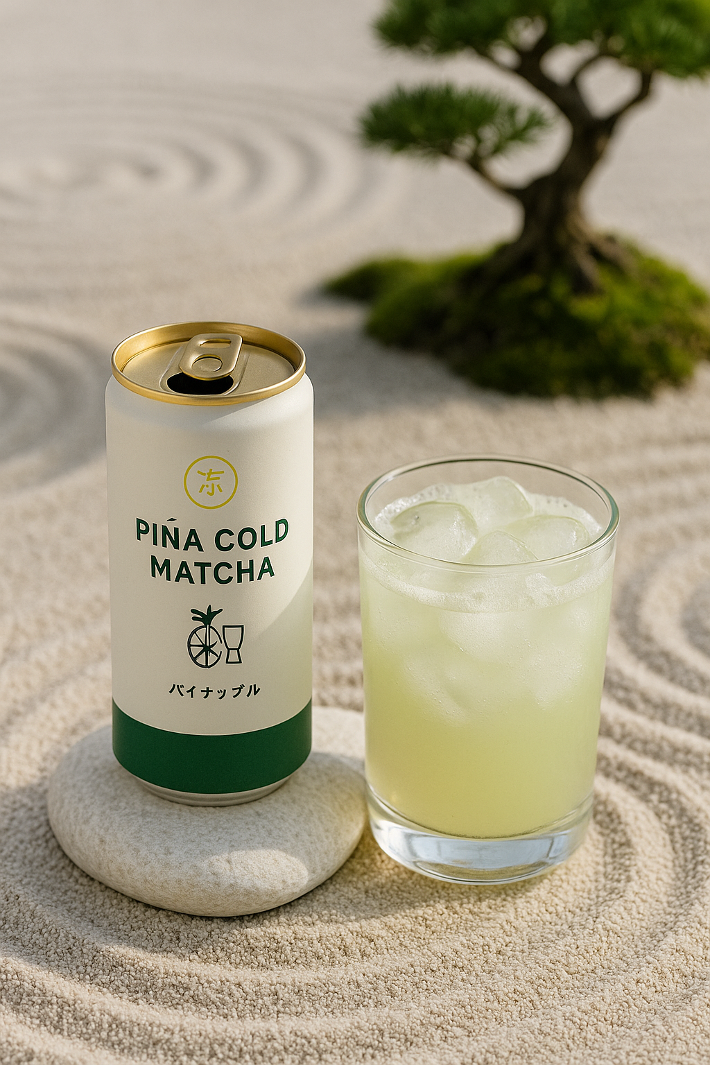 Piña Cold Matcha ritual